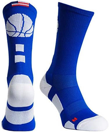 Засекогаш фанатици млади момчиња кошаркарски чорапи спортски атлетски екипи чорапи со ракав за кошаркарска рака - направени во САД