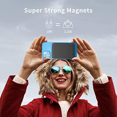 Магнетски безжичен преносен полнач, магнетна батерија од 5000 mAh за iPhone 14/13/12 серија, магнетна моќност 15W Магнетна безжична+20W