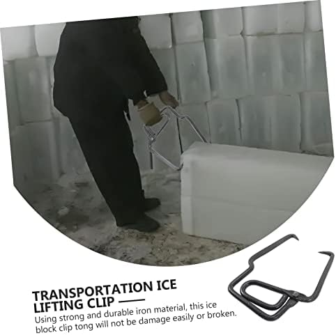 Bestonzon Ice Bucket Industrial Moverder Holder Bar Factory Statutue Town Austance Alto, како што е прикажано на отворено блокови, за клип мраз,