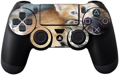 MOINYSKINS Skin компатибилна со Sony PS4 Controller - мачиња | Заштитна, издржлива и уникатна обвивка за винил декларална обвивка | Лесен за примена,