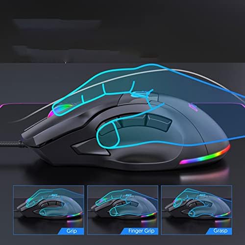 Безжични Глувчето Игри На Глувчето 7 Копчиња ПРЕДВОДЕНА Оптички USB Жичен Глувци За Про Гејмер