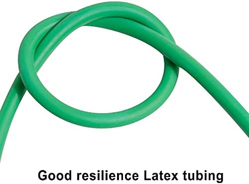 Чувствувачи Индустриски зелени цврсти природни латексни гумени цевки 1/4 （точно 6мм） OD Speargun Band Slingshot Catapult Tube Guber