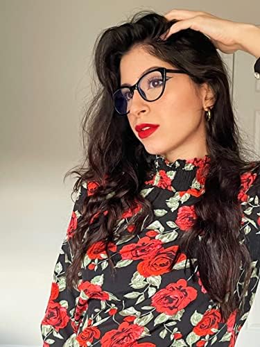 ВИЗОН Мода Средно Сина Светлина Блокирање Очила Со Анти Отсјај За Компјутерски Жени