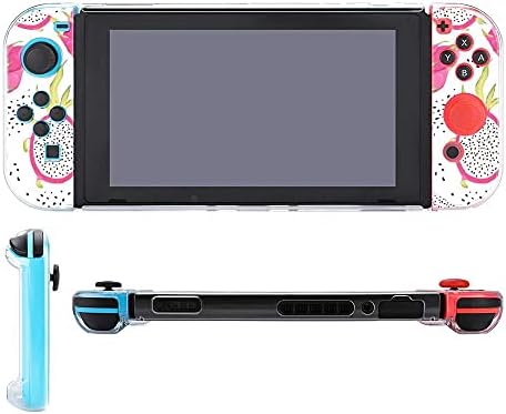 Случај за Nintendo Switch, Dragon Fruit Pitaya Пет-парчиња Поставете заштитни додатоци за конзола за куќишта за куќиште за прекинувач