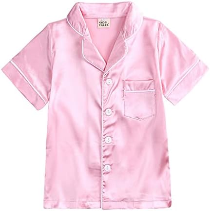 Облека за двегодишно девојче Т бебе кошула Детска дете пижами постави шорцеви за спиење, момчиња девојче спа -облека девојки