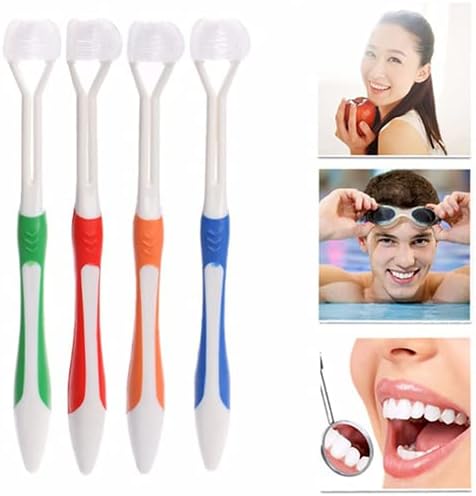 Јингрен Еко-пријателски 3-еднострана мека четка за заби за длабоко чистење