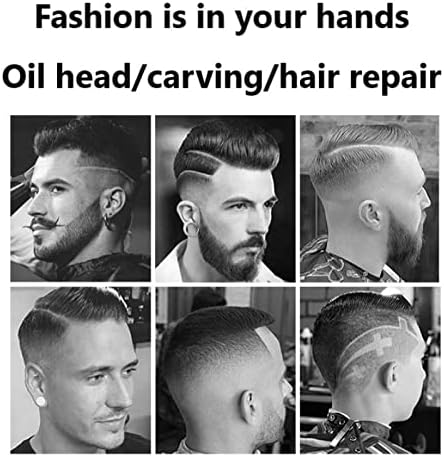 Mrxfn бербер ножици клипири за коса за мажи, професионална машина за сечење на косата за мажи за полнење на фризури безжичен