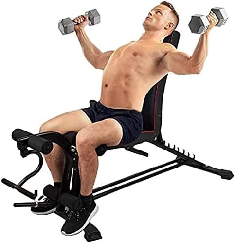 NIVOK 2021 Специјално издание Прилагодливо клупа за тежина на виткање, клупа за вежбање за домашна салата, вежба за обука на сила, пад/наклон/рамен,