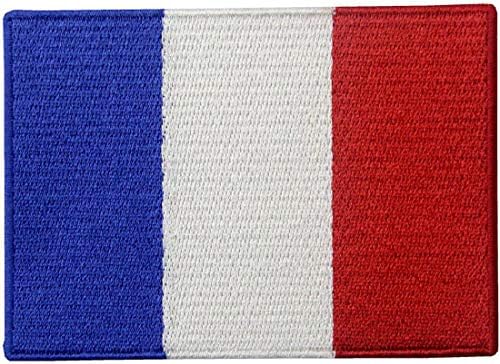 Ембао Франс знаме везено амблем Француски Апликација железо на/шијте на лепенка