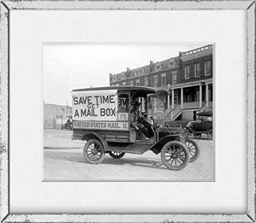Бесконечни фотографии 1916 Фото пошта одделение за пошта Вагони 8x10 Фотографија - Подготвени за рамка
