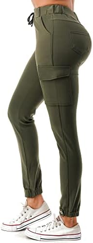Petенски џогерски панталони Петалоз со џебови кои влегуваат во товари џогер за џогирање на тренингот во дневна