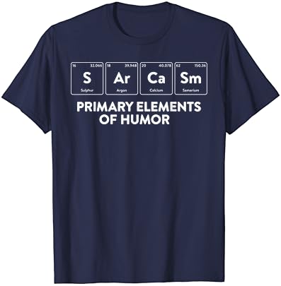 Примарни елементи на хуморот наука за кошула сарказам s ar ca sm маица