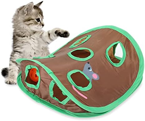 Alnicov 9 Dound Dound Cat Interactive Toys, Polyester Intelligence Intelligence играчки за обука играчки за мачки додатоци лесни за поставување на материјали за мачки