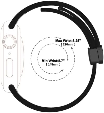 Модерност Магнетна Преклопна Лента За Тока за Apple Watch Band 49mm 44mm 42mm 45mm 41mm Соло Јамка Нараквица Бенд За Iwatch Серија