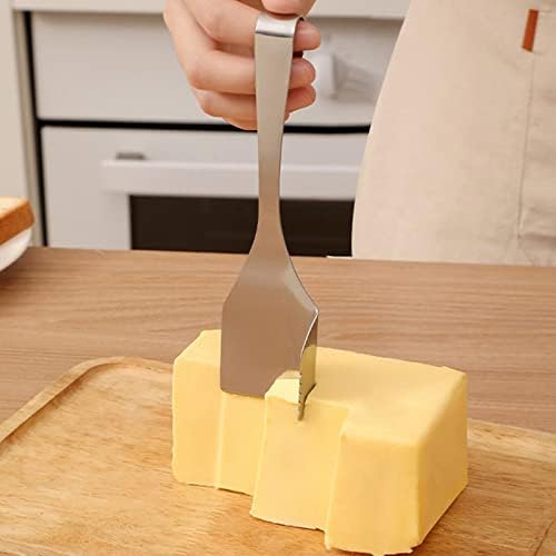 Ｋｌｋｃｍｓ Мултифункционално сирење Слицер, алатка за печење, кујнски гаџети, секач за сирење од не'рѓосувачки челик, распрскувач на путер за путер