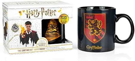 Хари Потер Грифиндор Хаус 20oz Топлина Откријте керамичко кафе -кригла - Промена на боја на топлина и морфирање чај чаша чаша