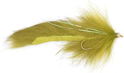 Колекцијата за летање со риболов на мува, Boufecter Bunne Streamer Flies Collection - сет од 8 големи баси и пастрмка конус глава