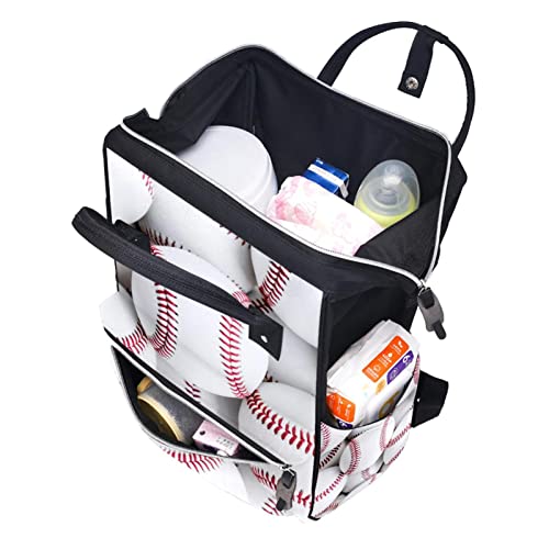 Бејзбол топки Торби За Торби За Пелени Ранец За Мумии Торба За Пелени Со Голем Капацитет Патна Торба За Нега На Бебиња