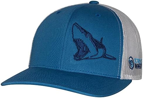 Мако -ајкула нуркачка капа за нуркање: Mens прилагодлив Snapback за риболов, копје за риболов