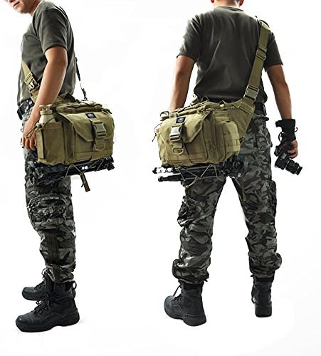 Мултифункционален пакет за пешачење на Шангри-ЛА, тактички месинџерски опсег, торба за камера, сама за напади CCW опрема Модуларно распоредување