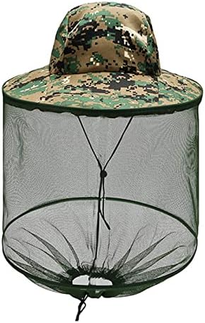 Комарец глава капа капа со капаче за риболов за пешачење за пешачење, чувар на отворено сонце за мажи или жени зелена