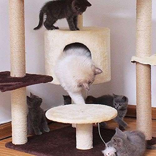 Haieshop мачко дрво кондо гребење по мачка кула мачка дрво кула мачка игра кула со сисал гребење места мачка мебел мачка мачка