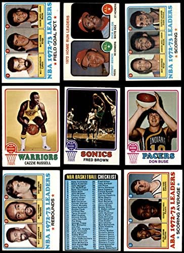 1973-74 Комплетна кошарка Топс Комплетен сет VG/EX+