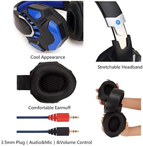 Слушалки за Слушалки раксинбанг слушалки 3,5 мм 2м Жични Слушалки За Намалување На Бучавата Во Уво Стерео Игри Слушалки Микрофон За Н-Прекинувач