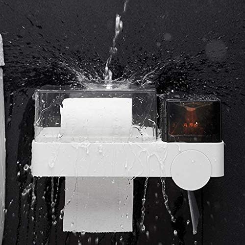 ZLDXDP тоалет дома, мултифункционално складирање на решетката за водоотпорна хартија, монтирана во wallид, правоаголник