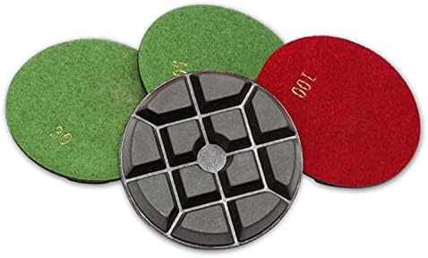 4 парчиња/постави 4 инчи подлога за полирање на подот од дијаманти 100мм обновуваат бетонски пескачки диск гранит мермер реставрација мелење диск со делови од xmeifei