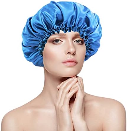 Капа за туширање за жени - Стилски водоотпорно капаче за туширање меко мултифункционални капачиња за коса, еднократно капаче за