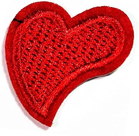 Реткосична лепенка мини црвено срце loveубов мама тато везови цртани филмови закрпи железо или шиење на извезена лепенка за облека