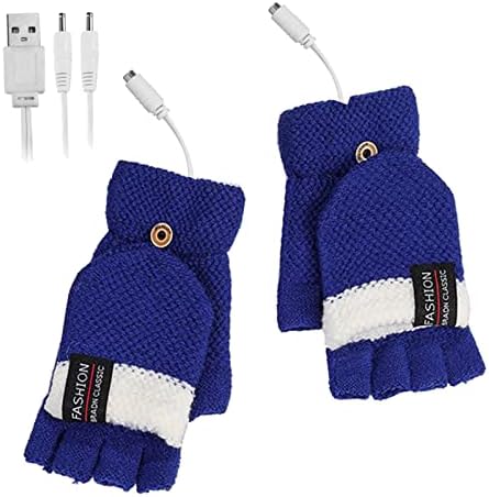 QVKARW за мажи соодветни зимски топло ракавици ракавици и лаптоп во греење на USB зимска спортска опрема за кампување облека за жени