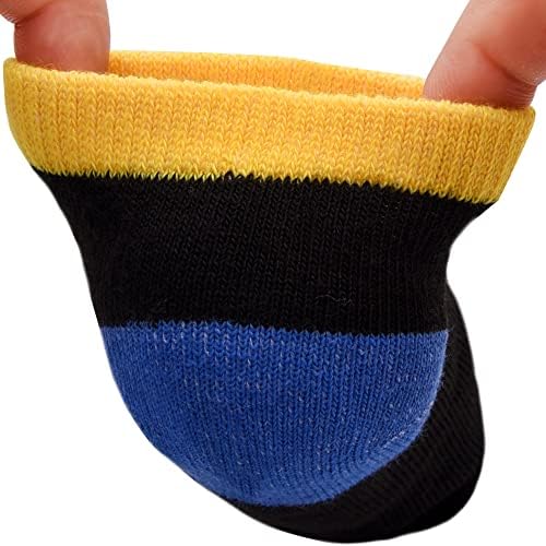 Дууфин 25 парови чорапи на глуждот на глуждот со ниско сечење деца половина перничиња чорапи со низок пораст на глуждот за момчиња и девојчиња