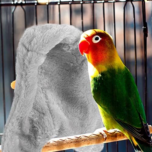 Ipetboom птичји кафез грејач зимски топла птица куќа папагал виси хамак колиба кафез плишани птици скриен кревет за спиење за