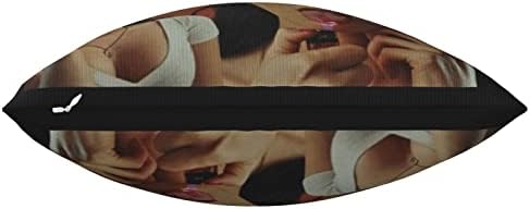 Foidl Megan Fox Фрла перница покрива меки квадратни перници за декоративни домашни забави декор кревет кауч автомобил 18 x 18