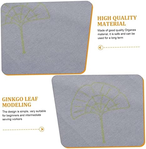 MagicLulu 1 сет Ginkgo Leaf Enbridery Home Décor Punch игла за везови комплети за домаќинства Алатки Везење Комплет за комплети