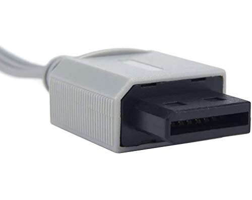 AV кабел за Wii Wii U, AV кабел композитен ретро аудио видео стандарден кабел компатибилен со Nintendo Wii Wii U