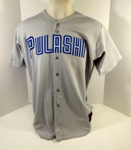 2006 Пуласки Блу aysејс 31 игра користена сива маичка 46 DP16755 - Игра користена МЛБ дресови