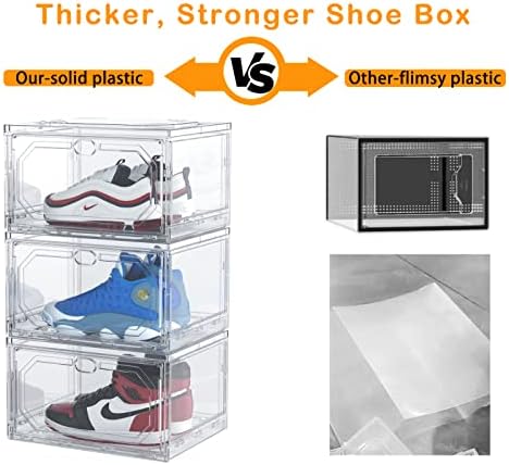 Гтмун Проѕирна Пластика Што Може Да Се Реди, 3 Кутии За Чевли, Кутија За Организатор На Чевли За Плакар, Кутија За Контејнери