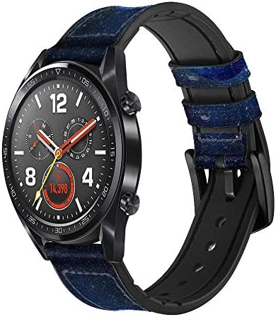 CA0730 Blue Planet Leather & Silicone Smart Watch Band Strap за SmartWatch SmartWatch Smartwatch Smart Watch Smart Watch