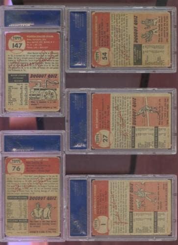 1953 Топс 147 ВОРЕН Шпан ПСА 2 Одделение Бејзбол Картичка МЛБ Бостон Храбри - Плочи Бејзбол Картички