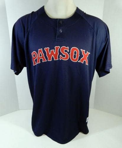Pawtucket Red Sox PawSox #38 Игра Користи Морнарица Џерси XL DP09868-Игра Користи Mlb Дресови