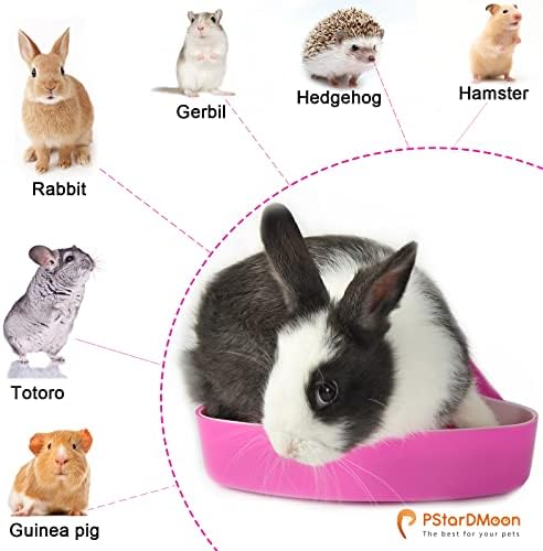 Триаголник зајачко легло кутија за зајаче ситни тренинзи, мало животно тоалетно кутија, миленичиња тоалета за постелнина, пиша,