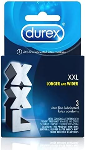 Durex xxl Екстра големи подмачкани кондоми, 12 брои