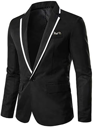 Мевеја машки спортски палта и блејзери тенок се вклопуваат со едно копче Официјални модни костуми јакна палта