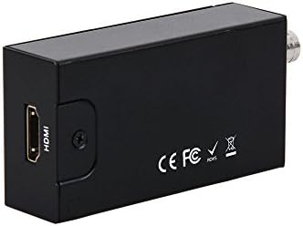 Rocsai SDI До HDMI Адаптер Конвертор 720p/1080p Видео Конвертор За Возење HDMI Монитори Домашно Кино - Поддржува HD-SDI, SD-SDI И 3G-SDI Сигнали