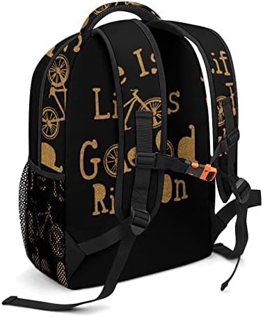 Кул ранец за патувања со велосипеди мода торба со рамо со мала тежина со повеќе џебни дневни пакети за училишна студија работа за купување
