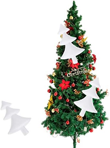 Amosfun 5pcs 27cm пена конуси за DIY занаети бели конуси новогодишна елка пена полистирен пена за цветни аранжмани DIY занаетчиско