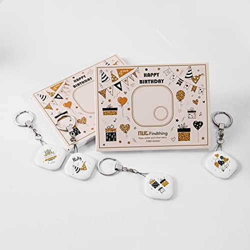 Пронаоѓач на клучеви 4пакет За Роденден-Локатор На Артикли Bluetooth Тракер За Роденденски Клучеви За Подароци За Миленичиња Паричници